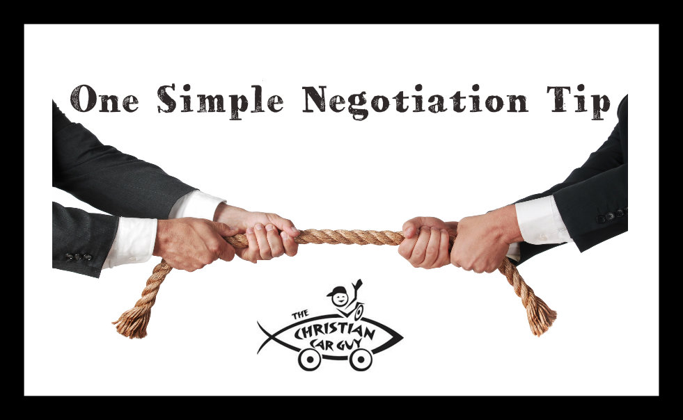 Negotiation Tip