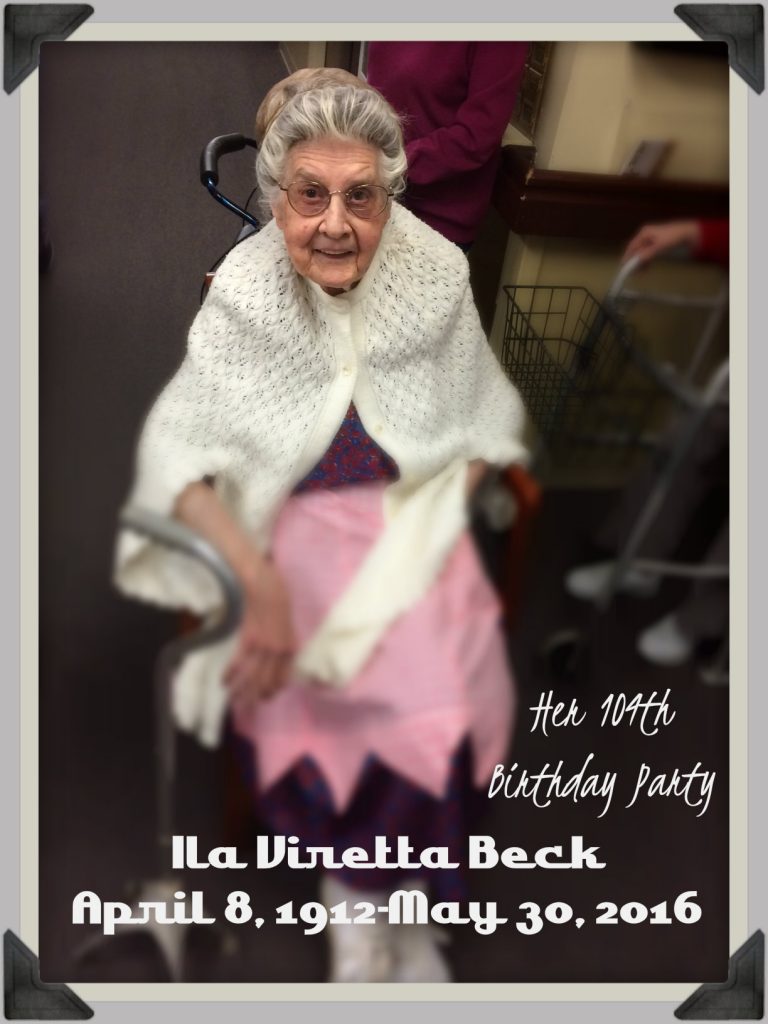 Miss Beck's 104th Birthday